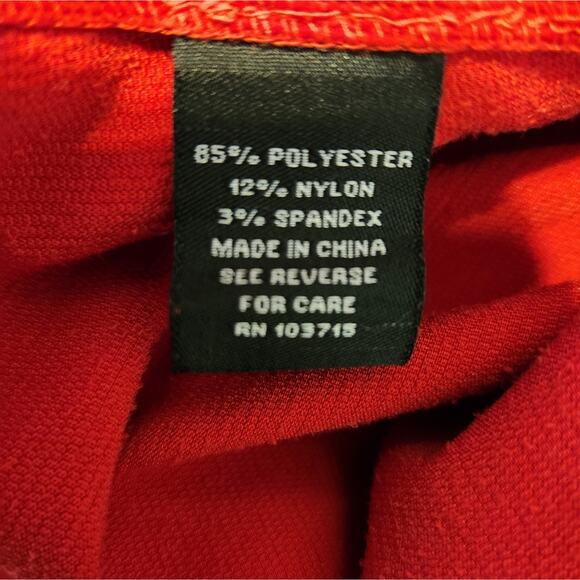 Nwt Sharagano Red Corduroy Cap Sleeve Sheath Dress 4 - Picture 7 of 7